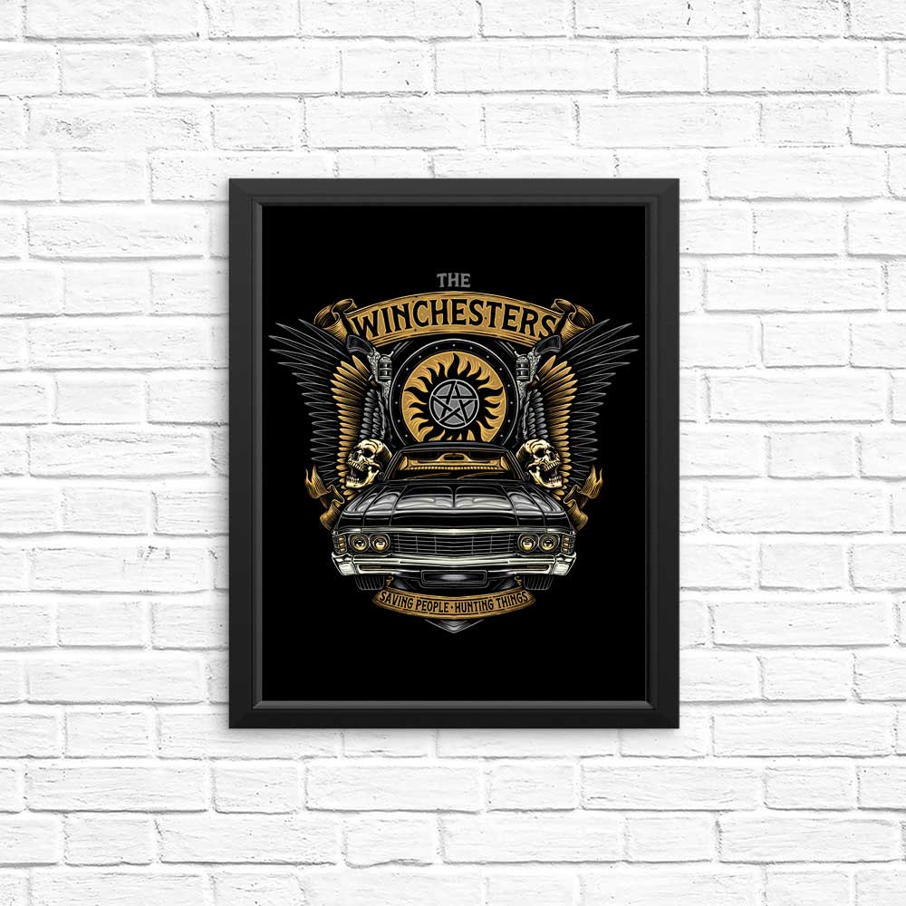 High - Quality Hunting Things Emblem Posters and Prints