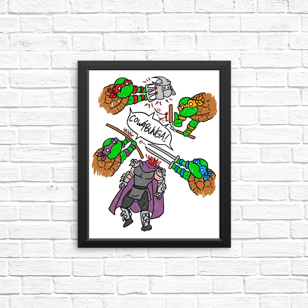 Turtle Pool Wall Posters and Prints for Decor