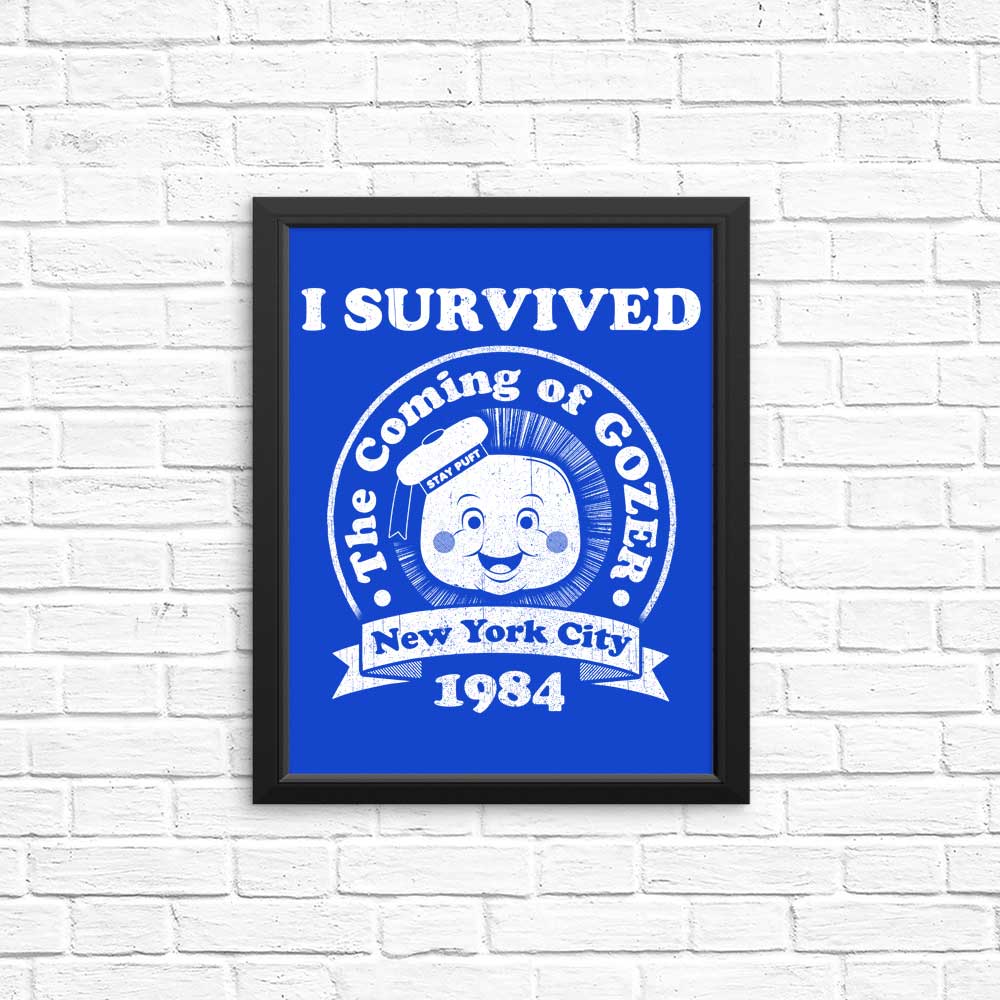 I Survived Gozer Wall Art - Posters and Prints Collection