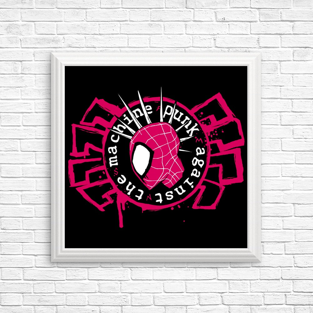 Rebellious Punk Against the Machine Art - High - Quality Posters and Prints