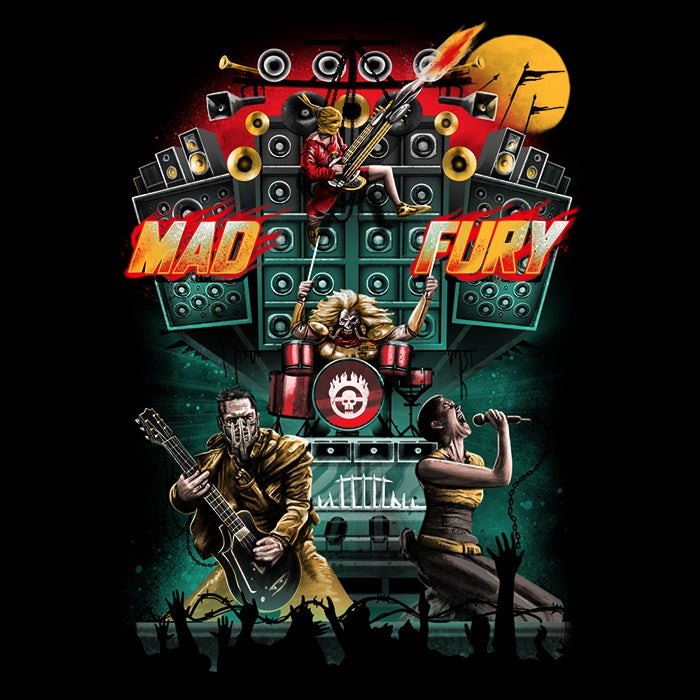 High - Quality Mad Fury Concert Tour Poster by XENOS