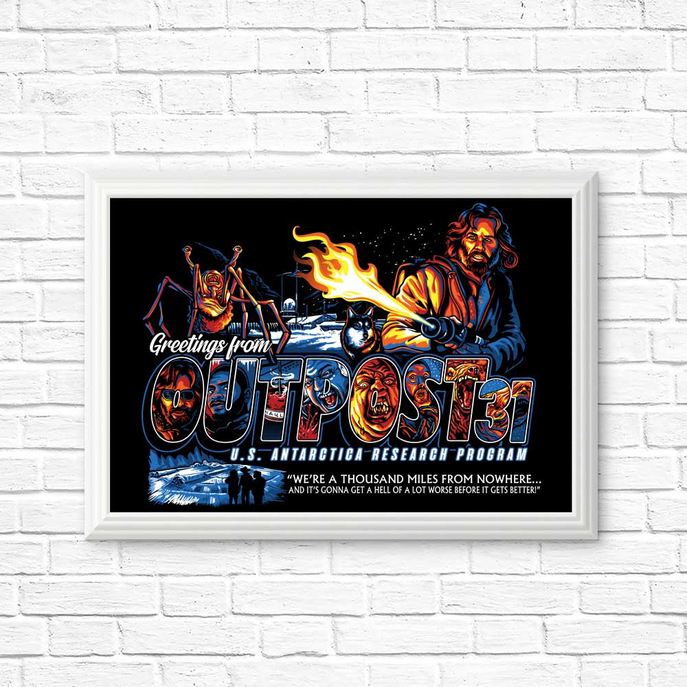 Stunning Posters and Prints - Greetings from Outpost 31 Collection