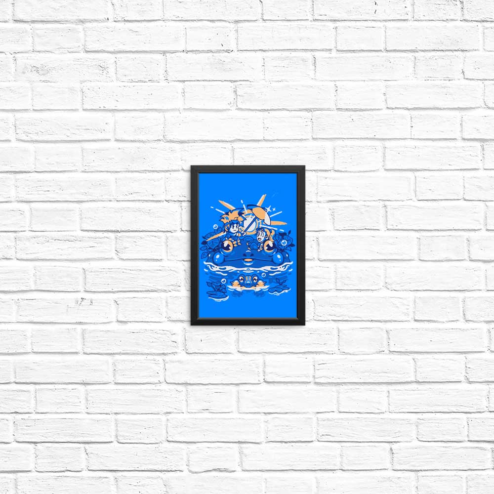 Vibrant Hot Summer Swamp Posters and Prints for Home Decor