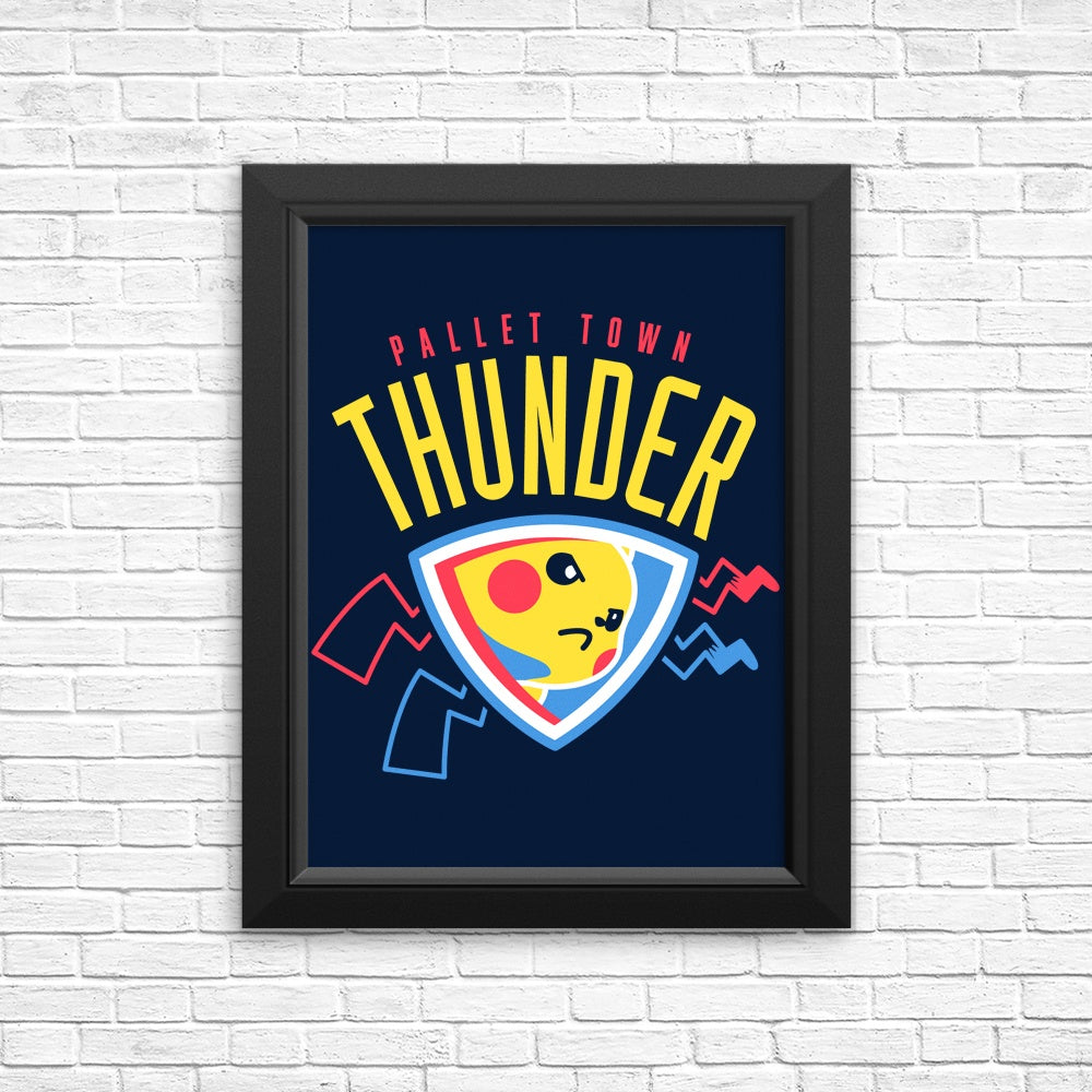 Thunderous Pallet Town - High - quality Posters & Prints