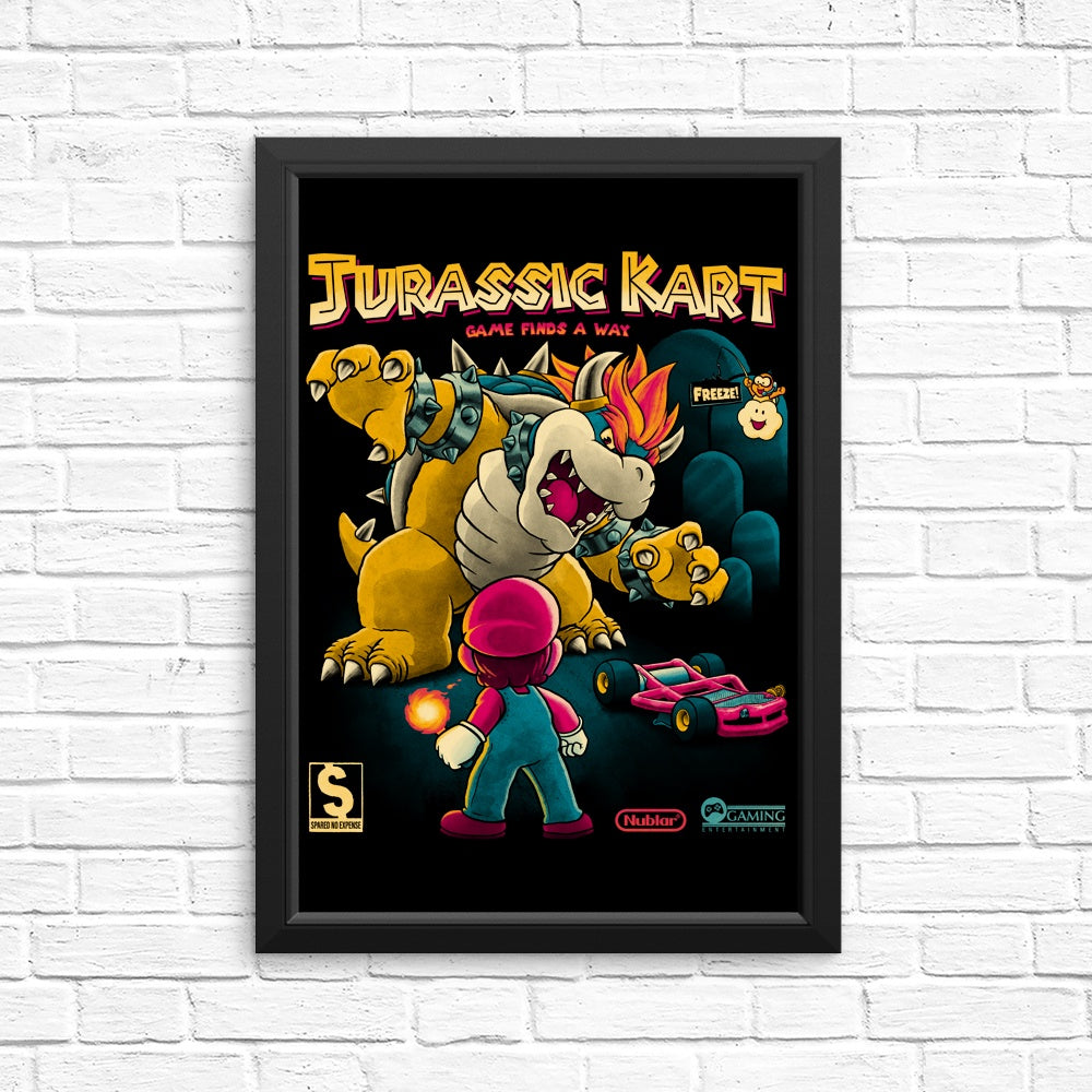 Unique Jurassic Kart Posters and Prints for Your Space