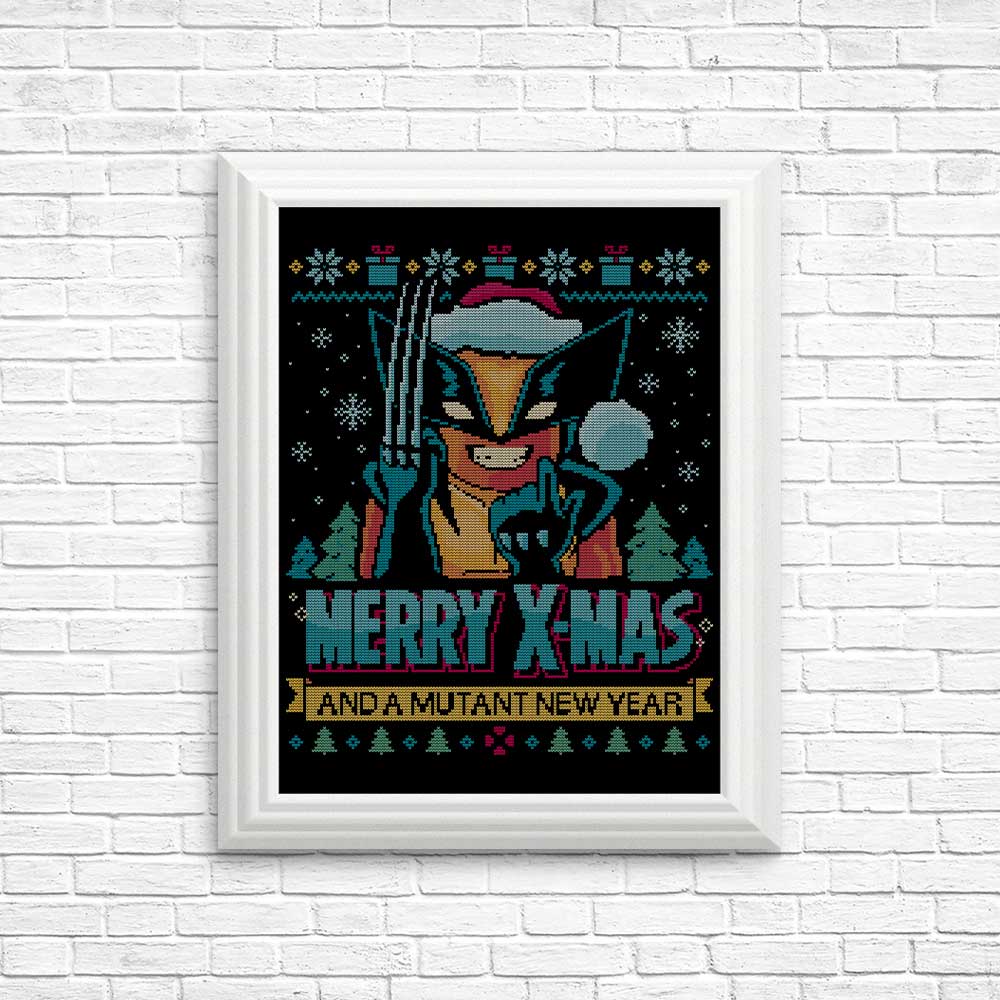Adamantium Xmas Stunning Posters and Prints for Your Holiday Decor