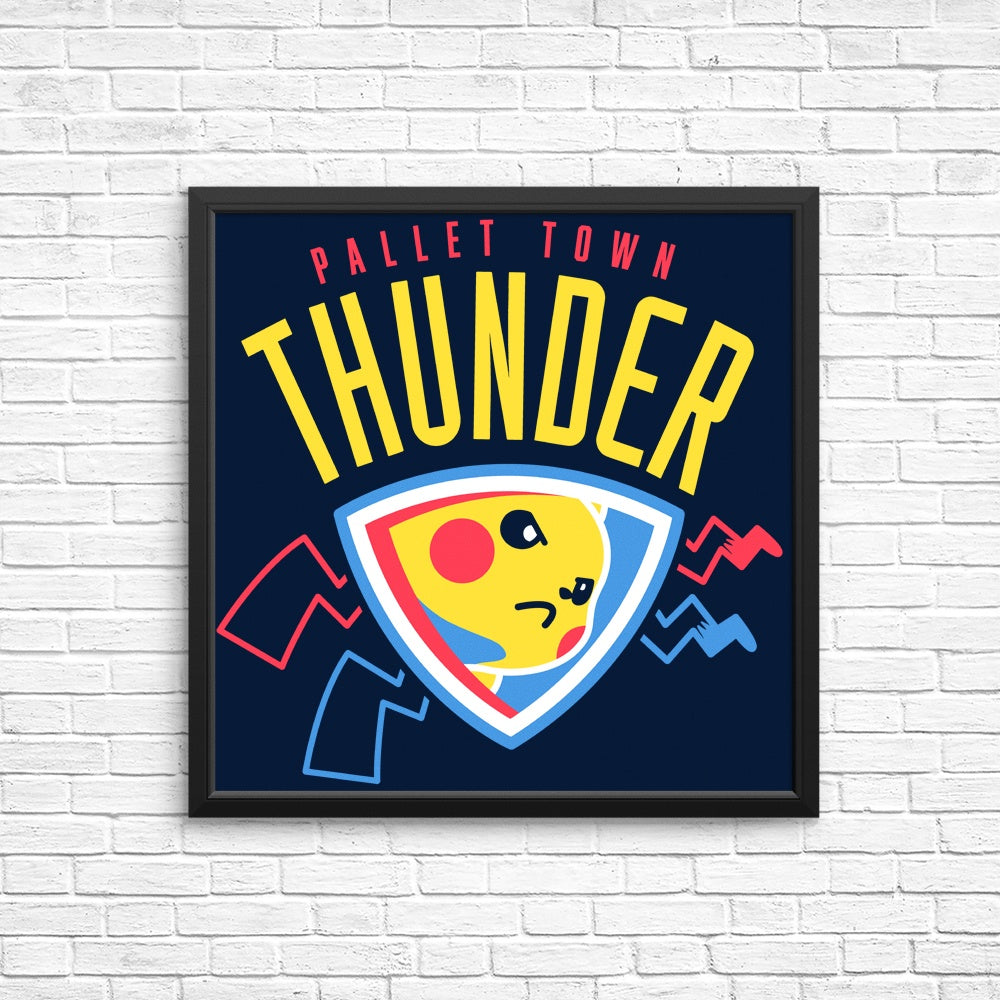 Thunderous Pallet Town - High - quality Posters & Prints