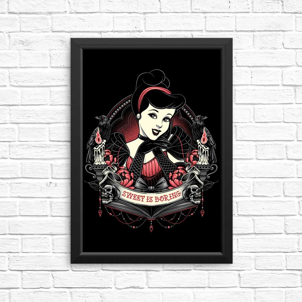 Sweet is Boring - Attractive Posters and Prints