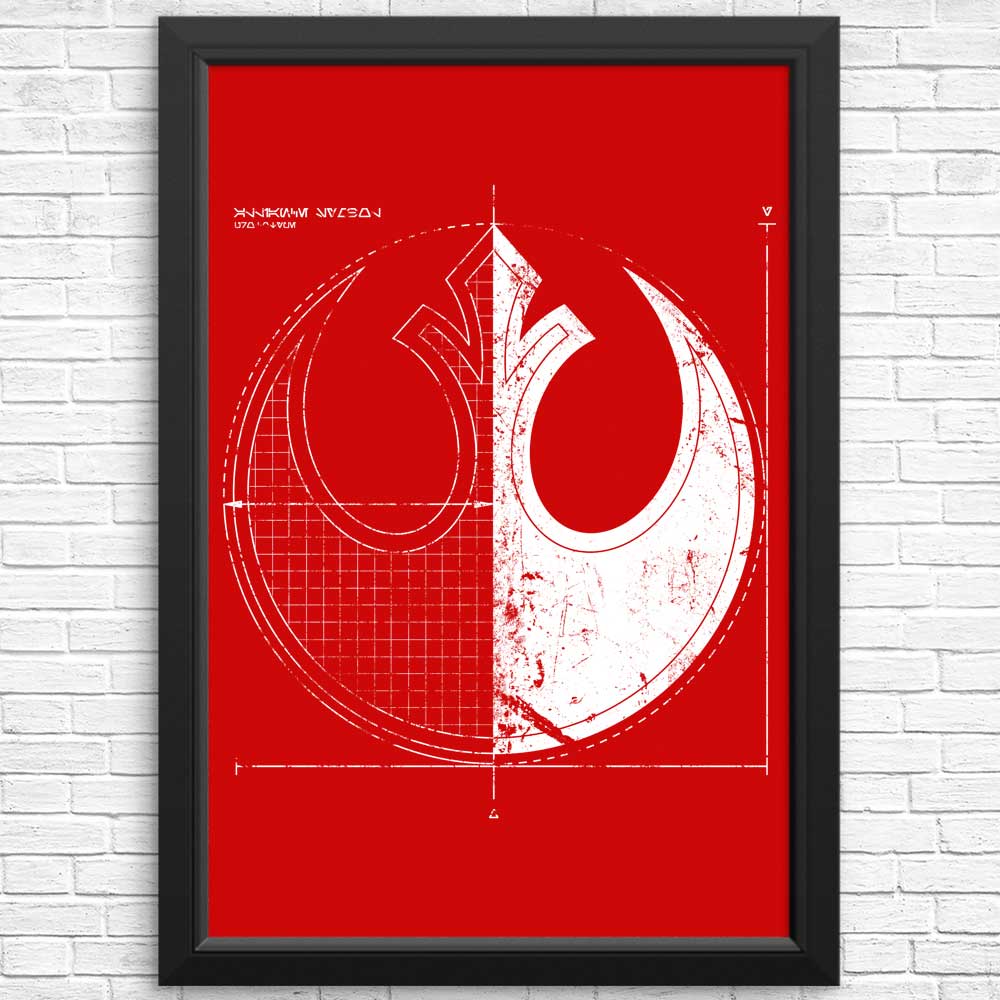 Rebellion Blueprint - High - Quality Posters and Prints