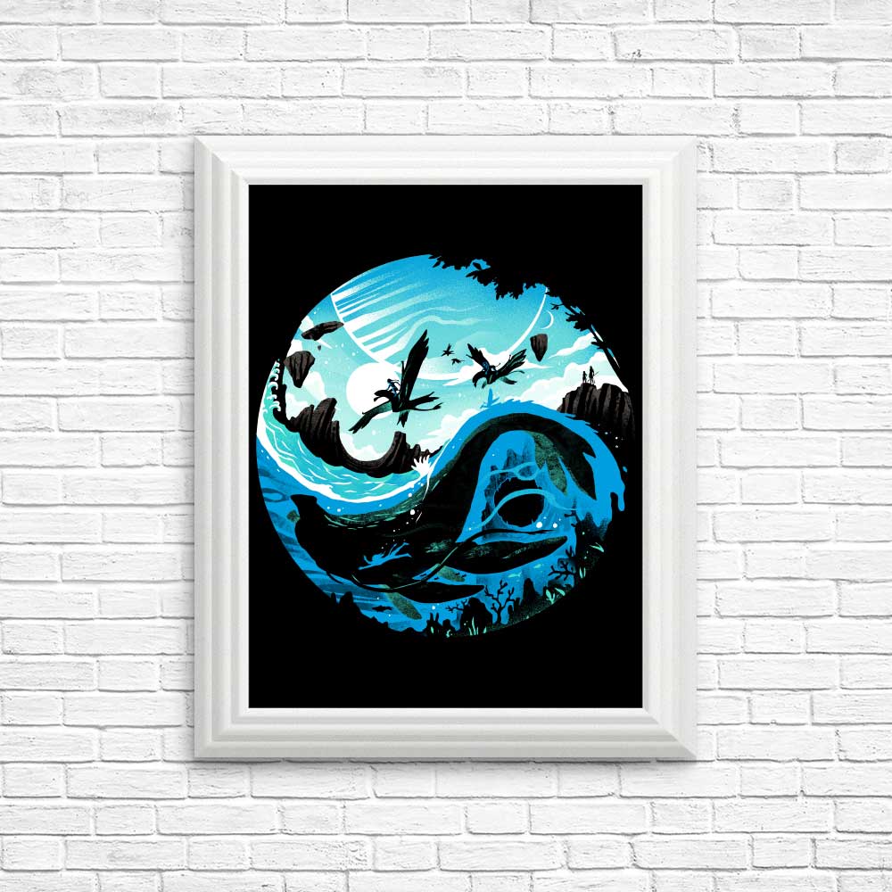 High - Quality YinYang of Water Posters and Prints by Alemaglia