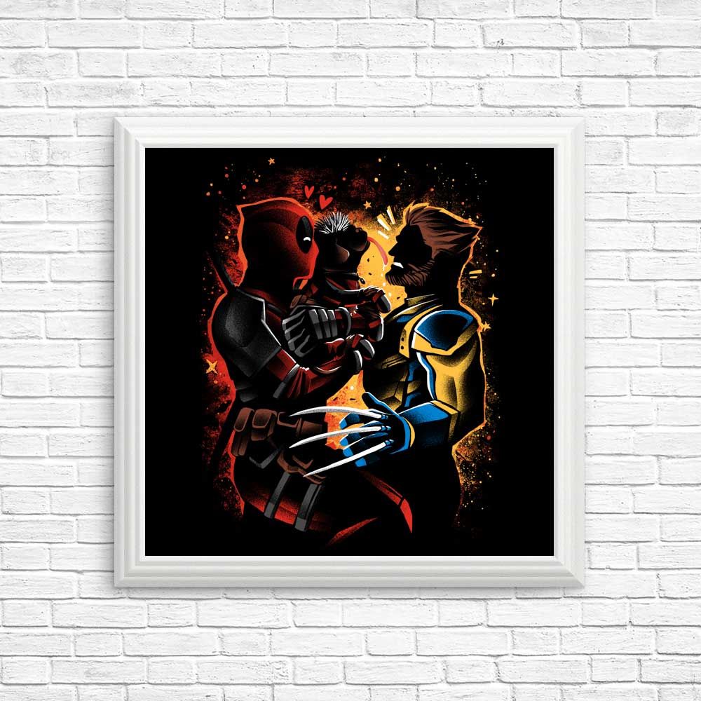 Dogpool Love - Decorative Posters and Art Prints