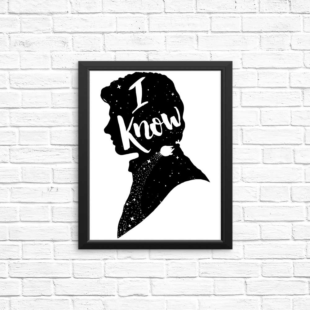 I Know Creative Posters and Art Prints