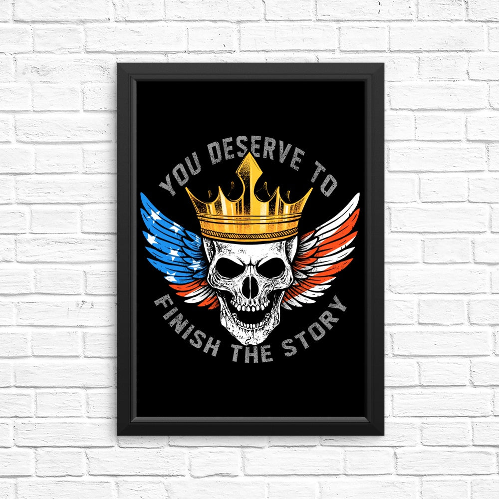 Finish the Story (Alternative Version) - Wall Posters and Prints