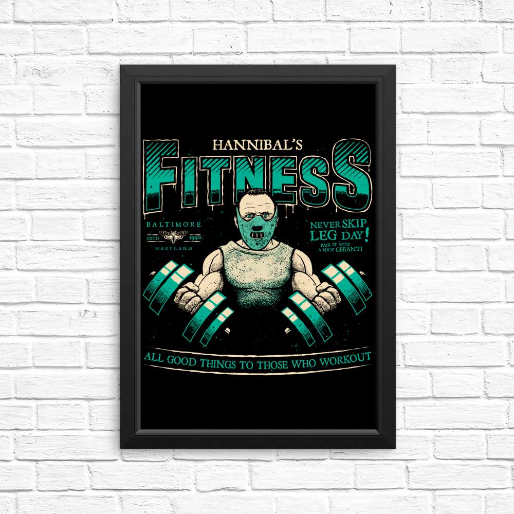 Cannibal Fitness - High - Quality Fitness Posters and Prints by Teesgeex