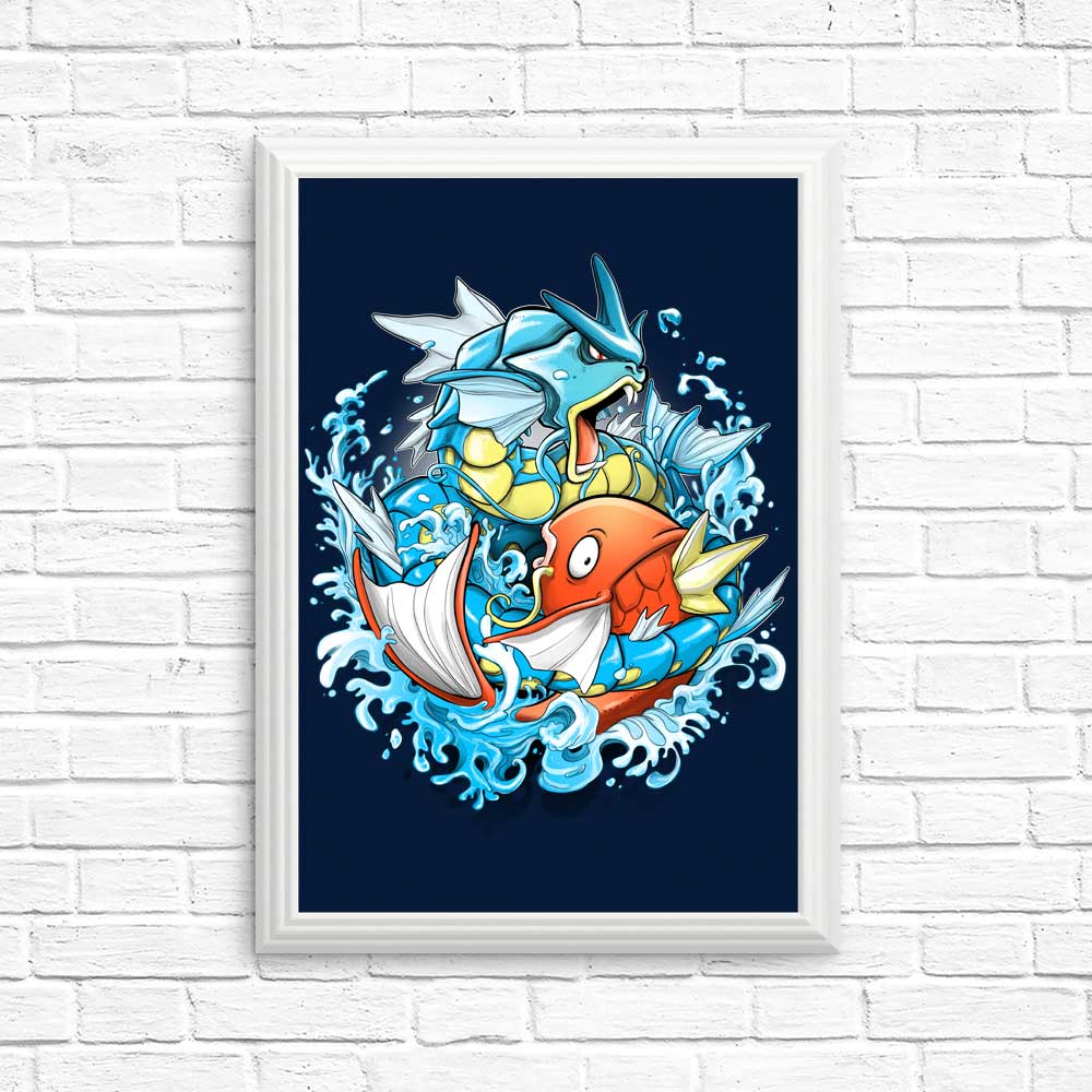High - Quality Slash Koi Posters and Prints by Alemaglia