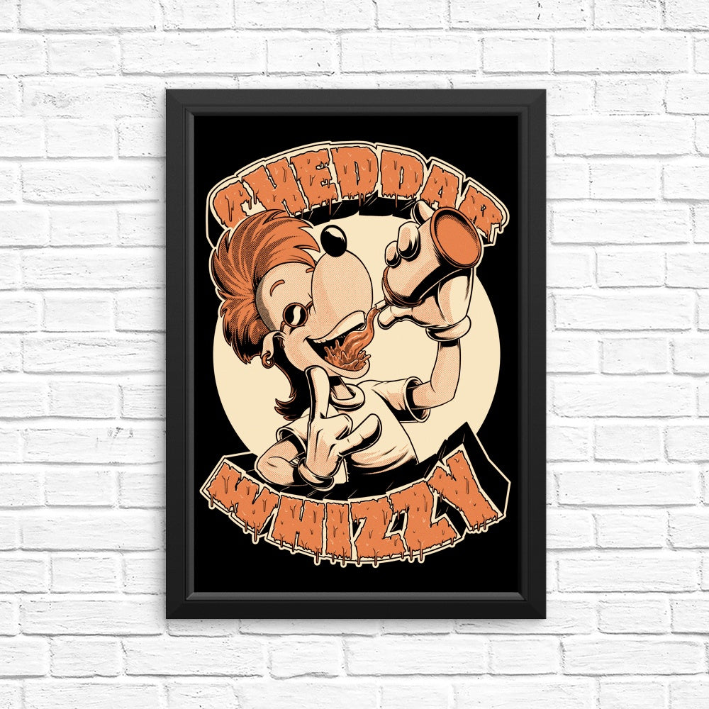 Cheddar Whizzy Art Posters and Prints