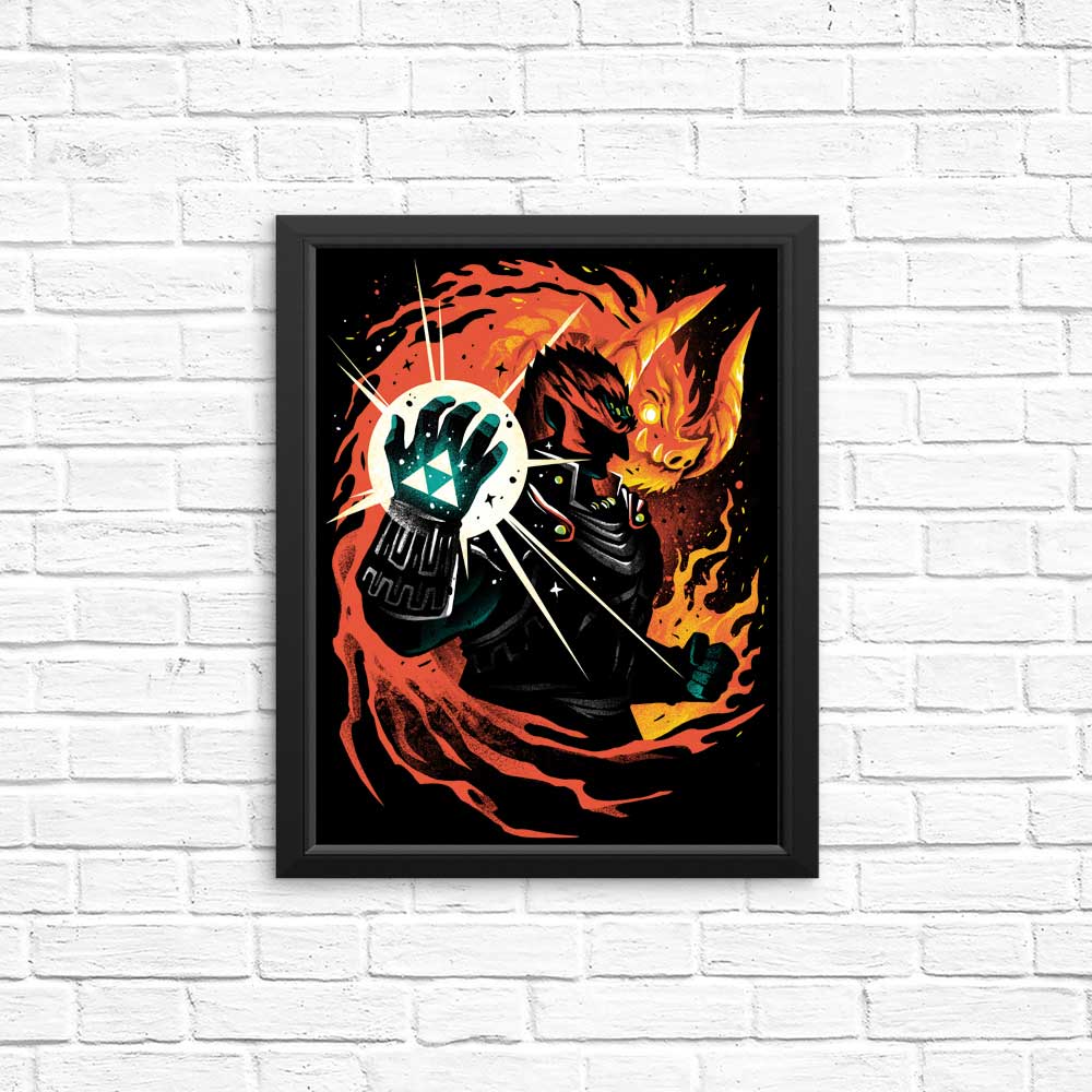 Alemaglia's Demon King Posters and Prints for Home Decor