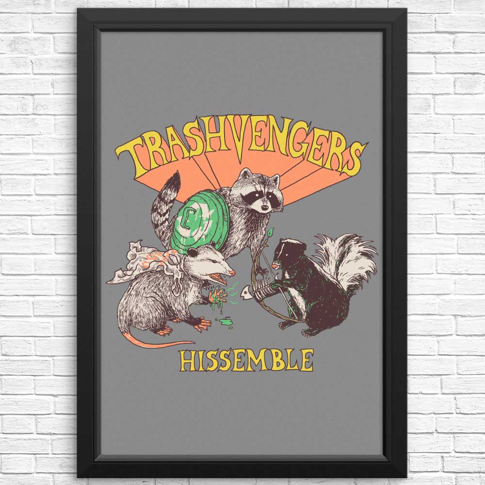 High - Quality Trashvengers Posters and Prints by Hillary White
