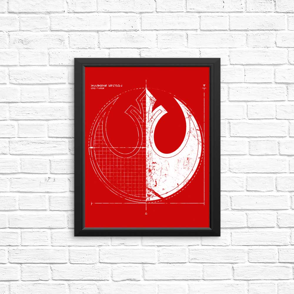 Rebellion Blueprint - High - Quality Posters and Prints