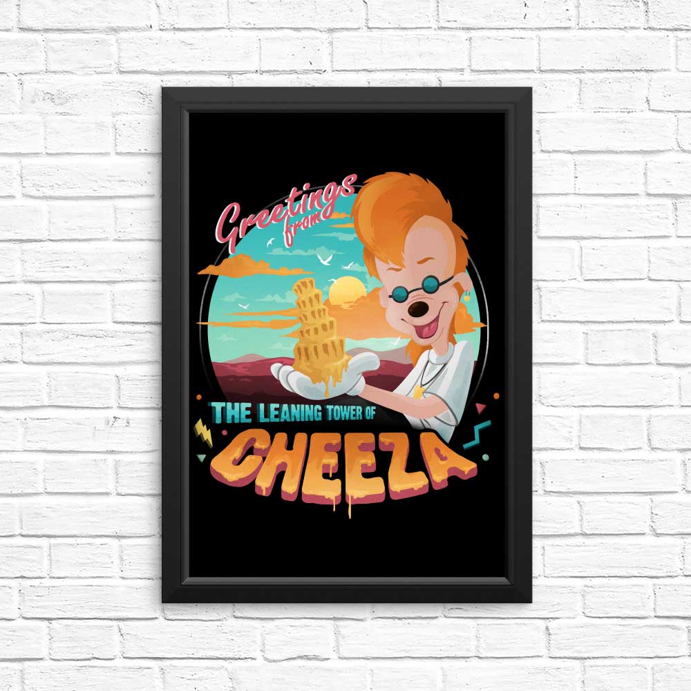 High - quality Cheeza Leaning Tower Posters and Prints