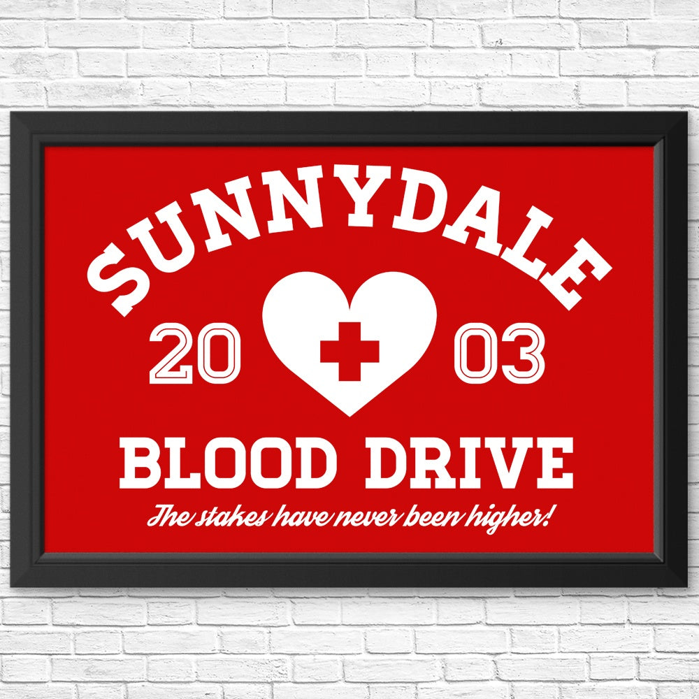 Sunnydale Blood Drive Promotion - Wall Posters and Art Prints