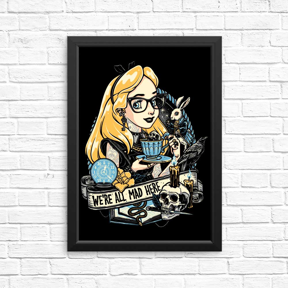 High - quality Rocker Alice Posters and Prints by Momma Gorilla