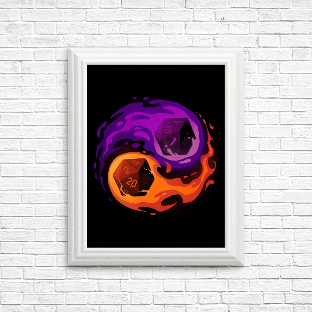Dice Balance Art Posters and Prints