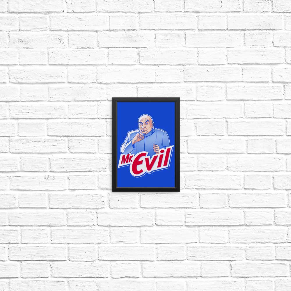 High - Quality 'Mr. Evil' Posters and Prints from Getsousa!