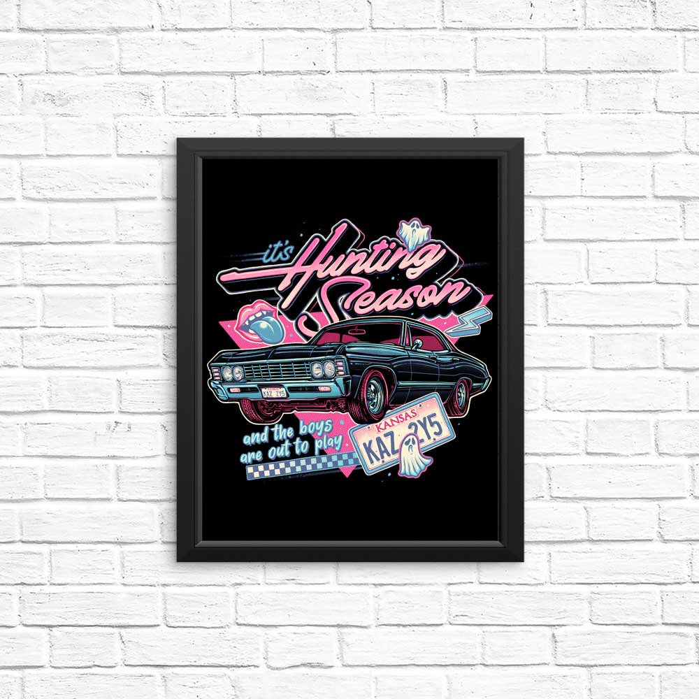 Exclusive Hunting Season Posters and Prints by Momma Gorilla