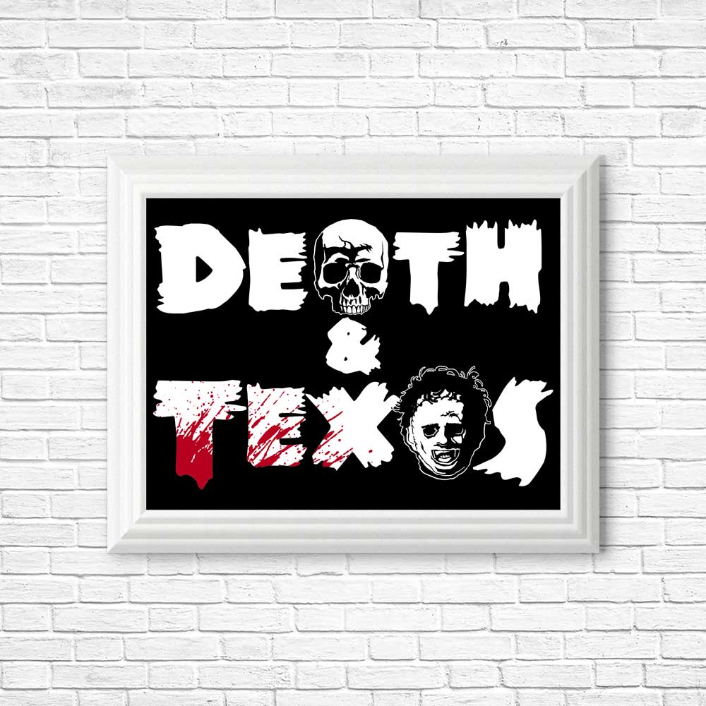 High - Quality 'Death and Texas' Posters & Prints for Your Decor