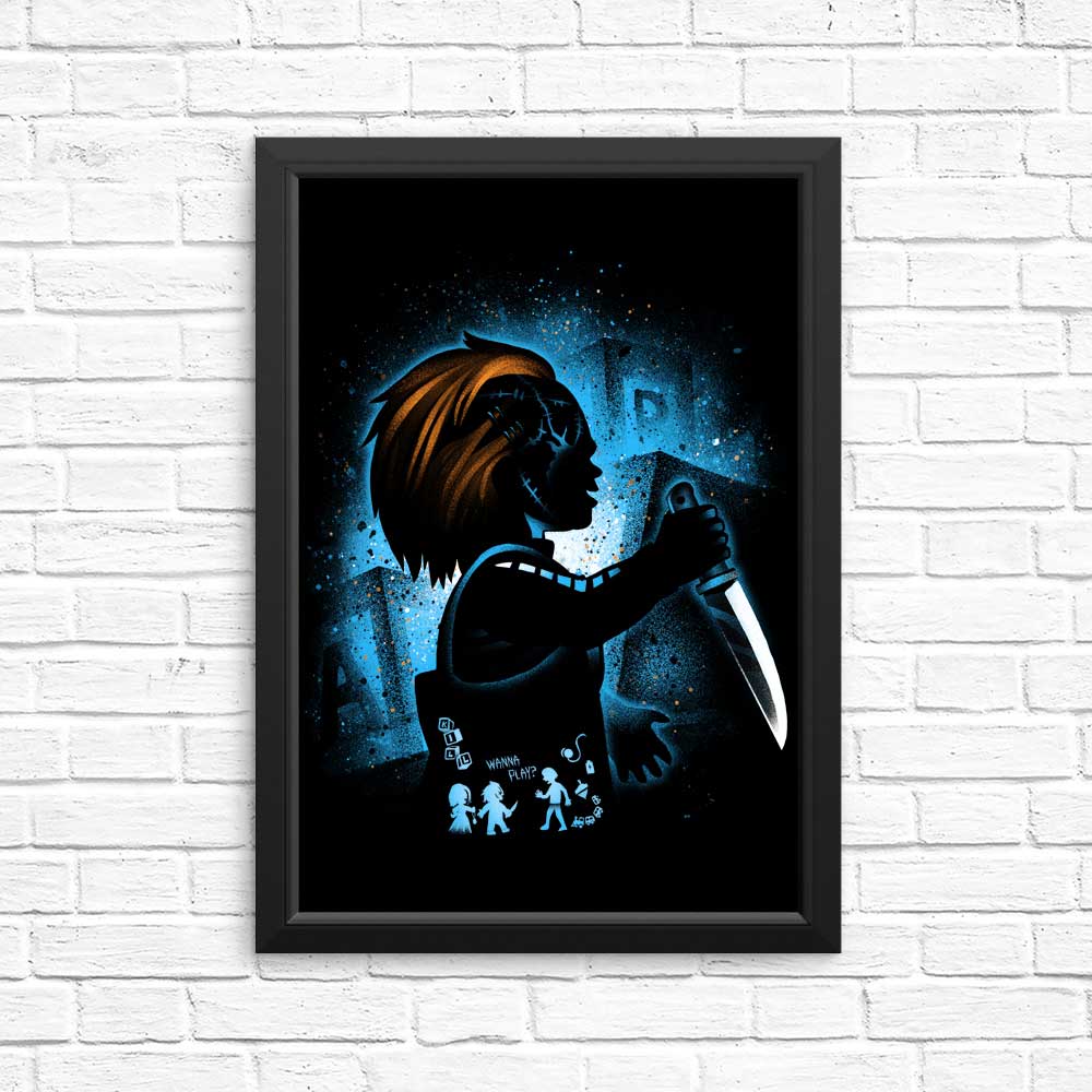 Scary Doll Wall Posters and Art Prints