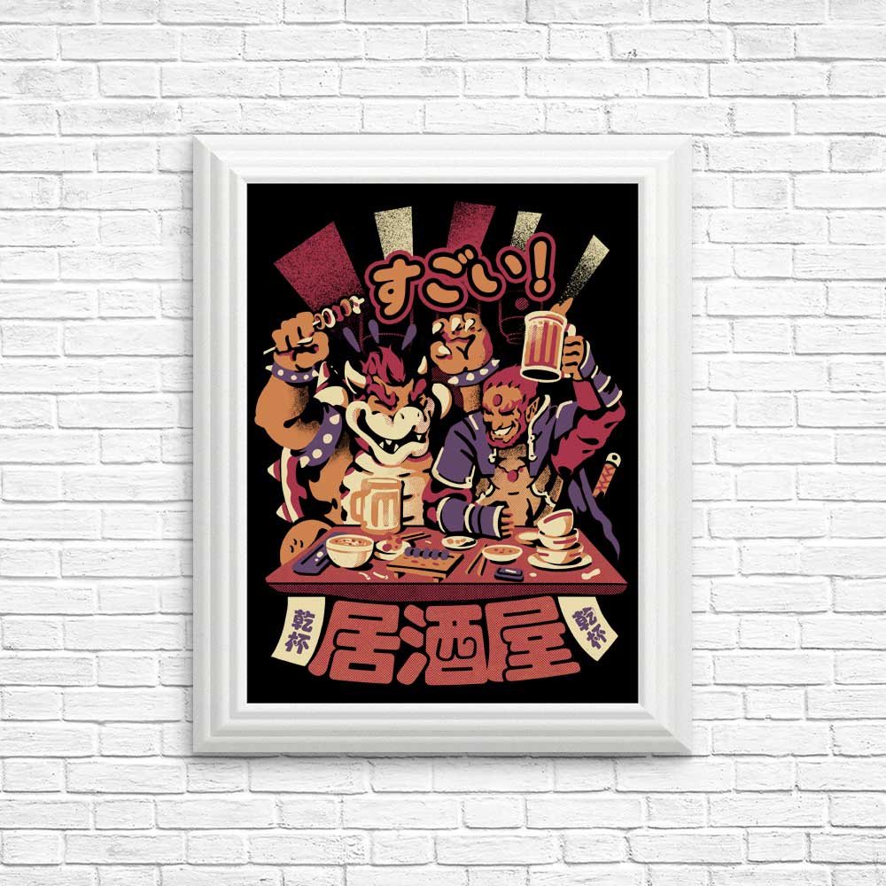 Villains Izakaya Art Posters and Prints from Ilustrata