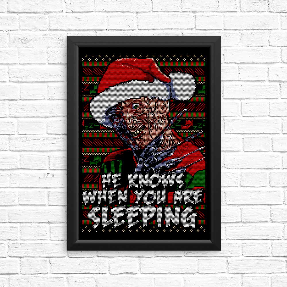 Unique and Eerie Ugly Nightmare Sweater - Posters and Prints Collection