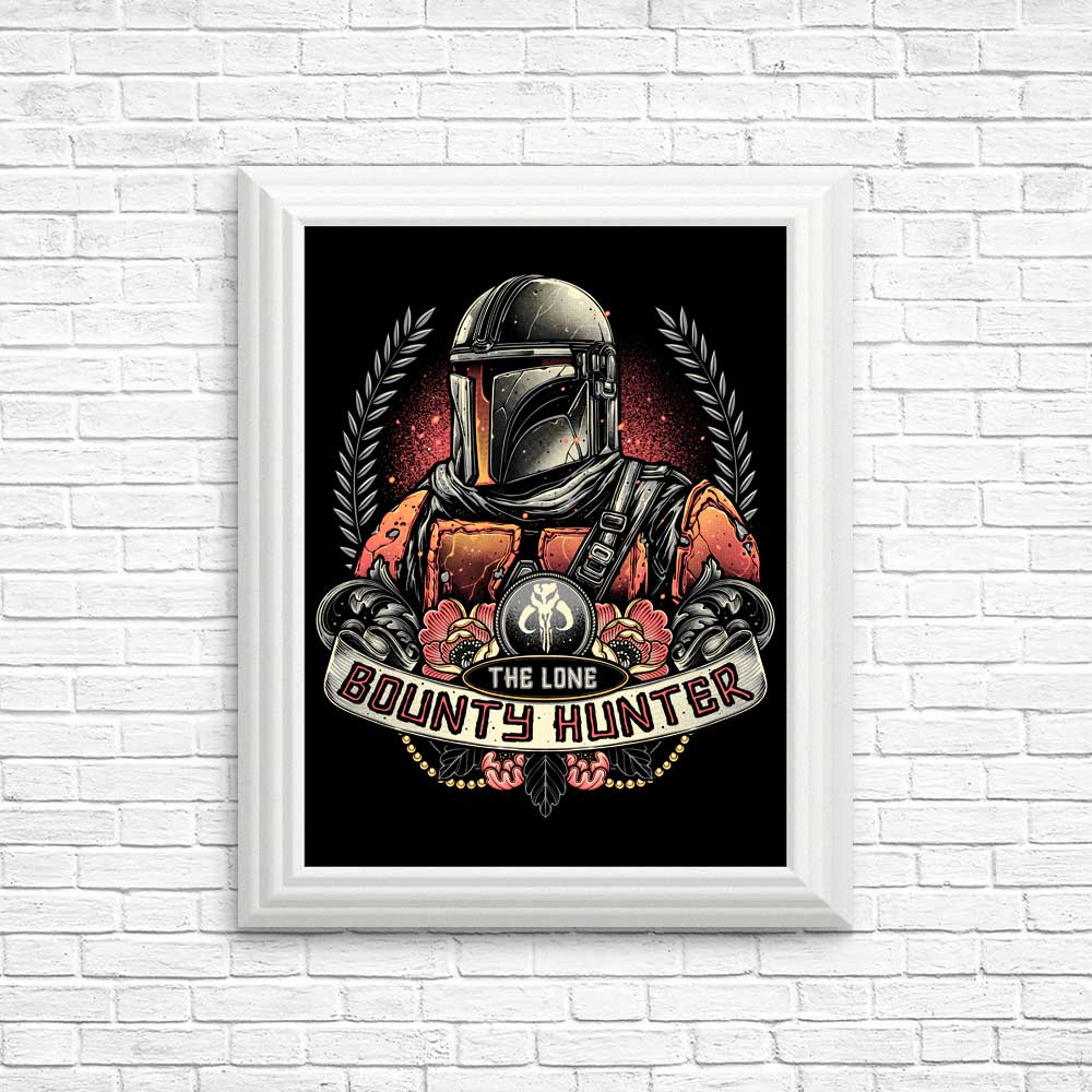 The Solitary Bounty Hunter - High - Quality Posters and Prints for Wall Decor