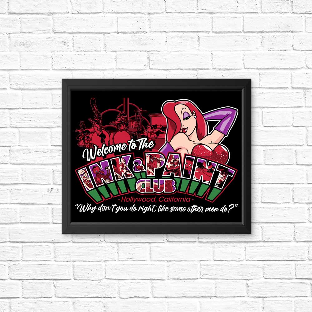 High - Quality Ink and Paint Club Posters & Prints by GoodIdeaRyan