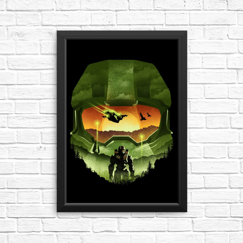 Spartan Silhouette Wall Posters and Art Prints