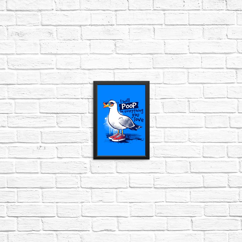 Seagull Love - Beautiful Wall Posters and Art Prints