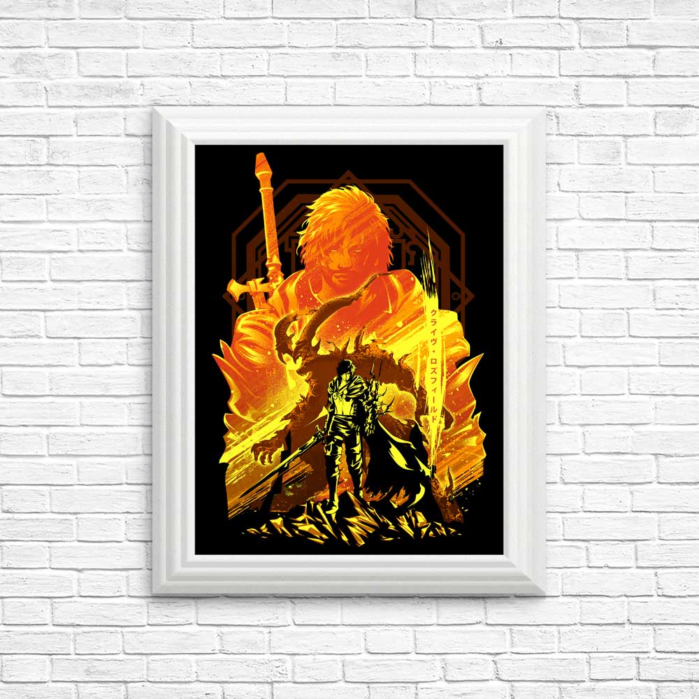 Powerful Ifrit - Artistic Posters and Prints for Decoration