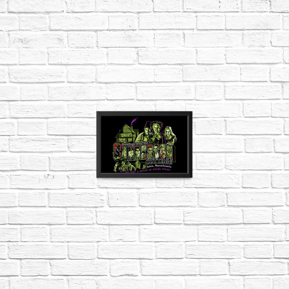 High - quality Photographic Posters & Prints of The Sanderson Cottage