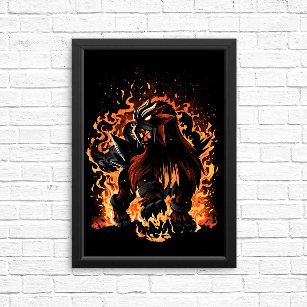 Stunning Posters and Prints of The Beast of Roaring Flames