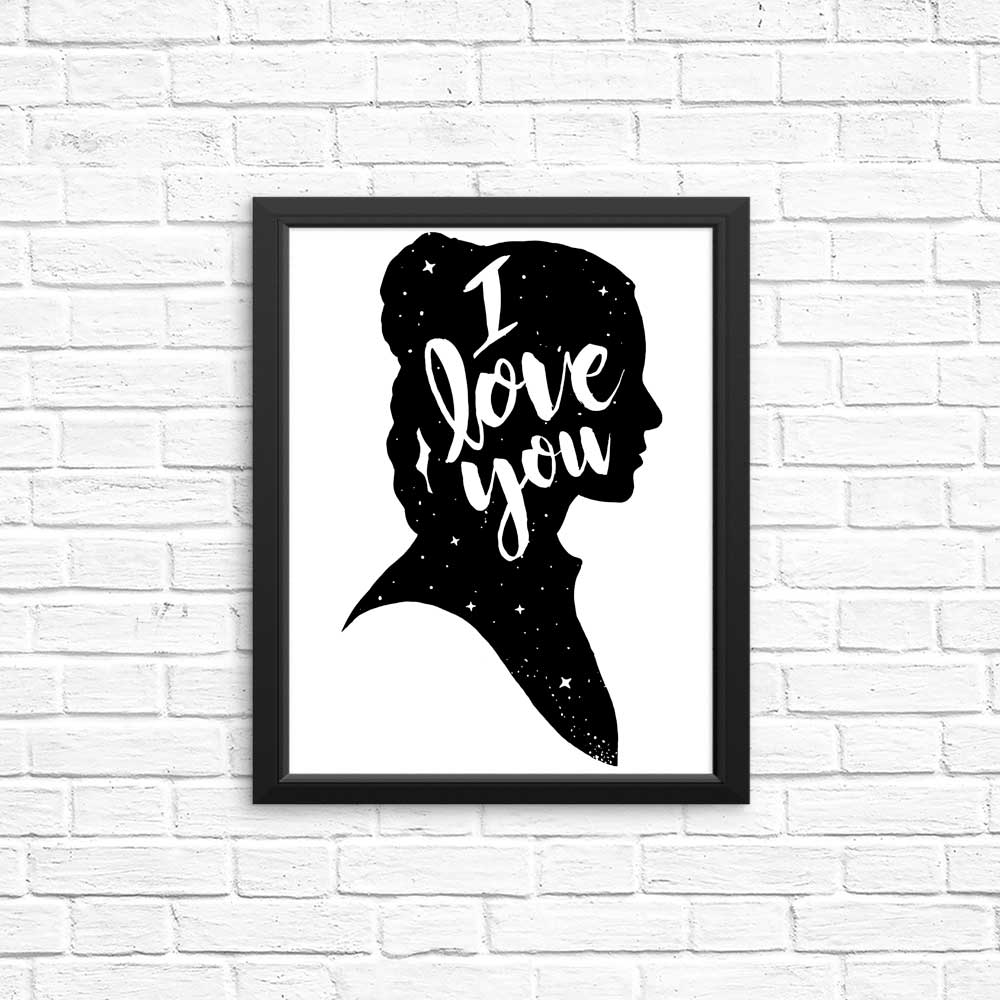 High - Quality 'I Love You' Posters and Prints for Space Decoration