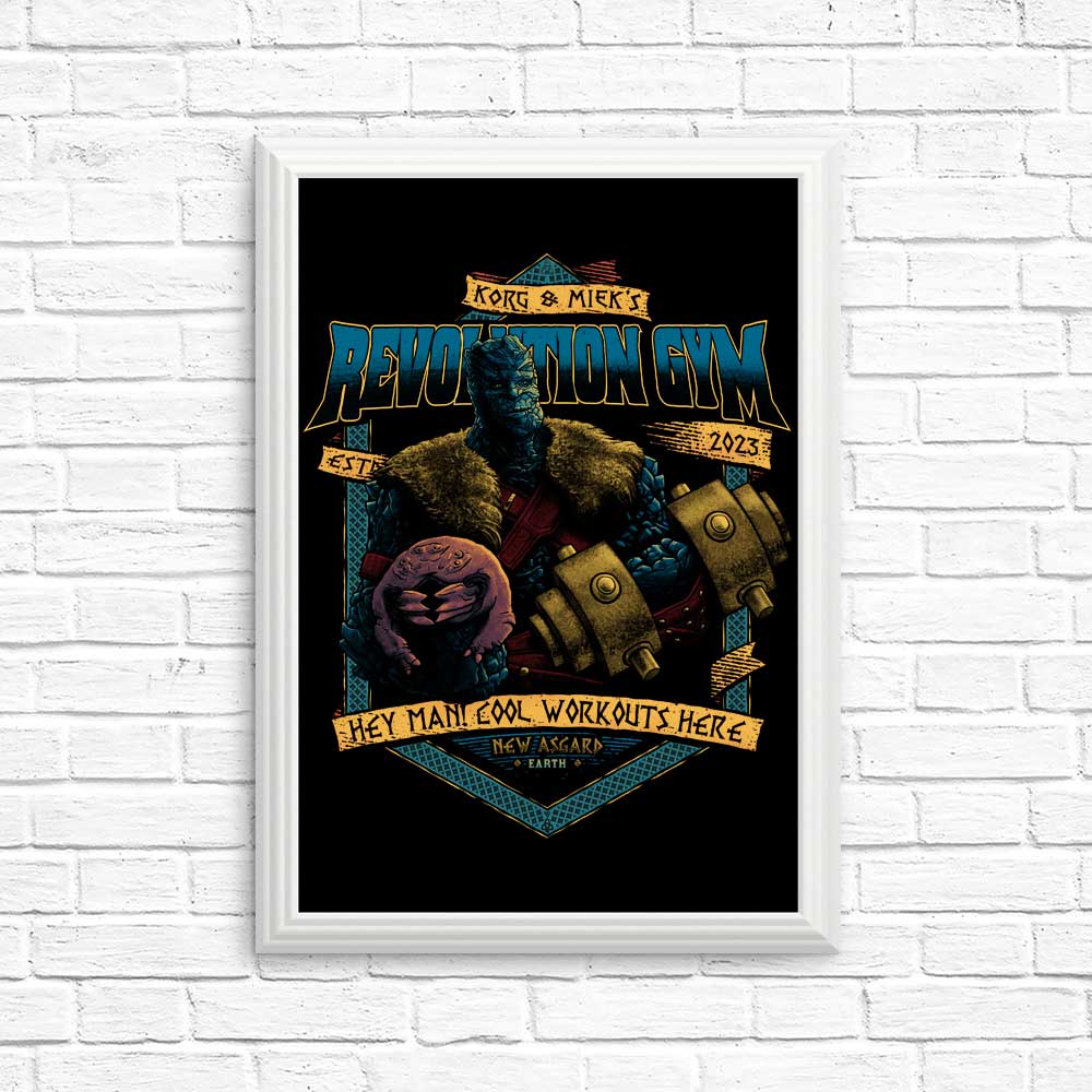High - Quality Revolution Gym Posters and Prints from Teesgeex
