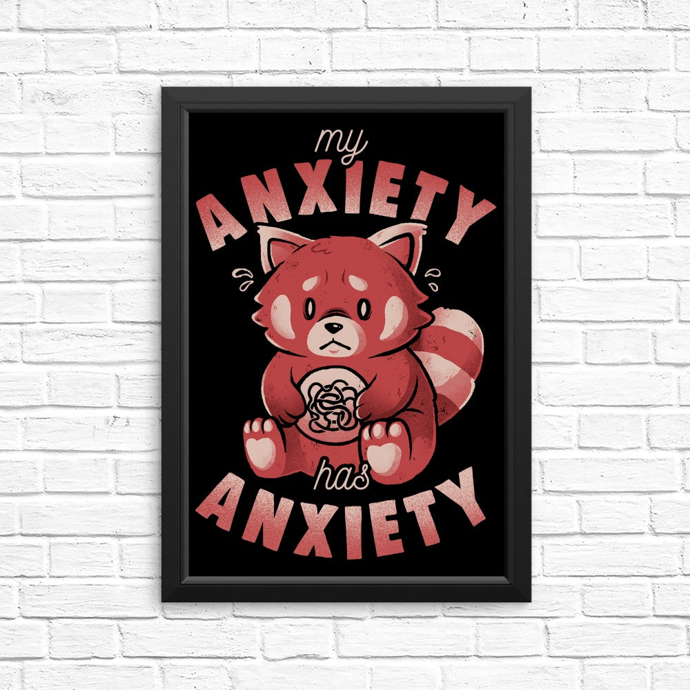 Edu.ely's Unique 'My Anxiety has Anxiety' Posters and Prints