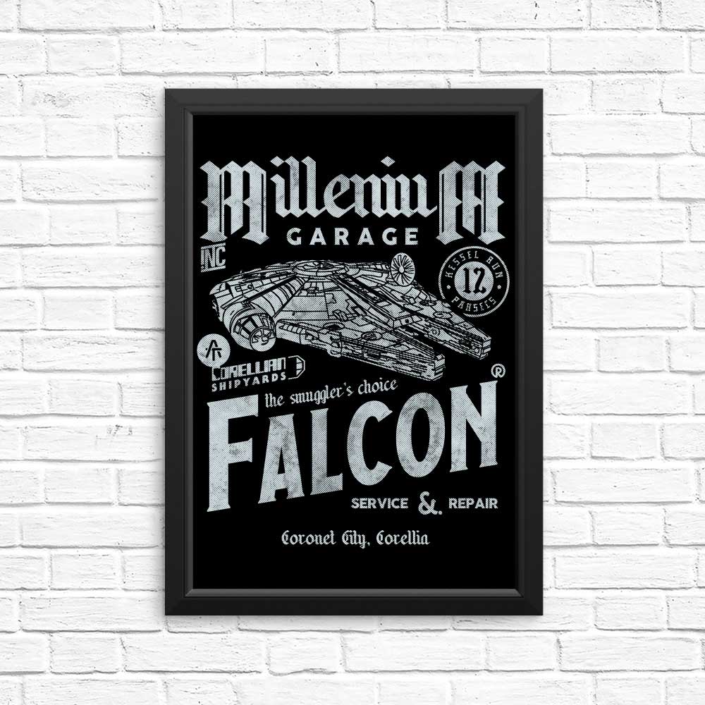 Stunning Millennium Garage Posters and Prints by Arinesart