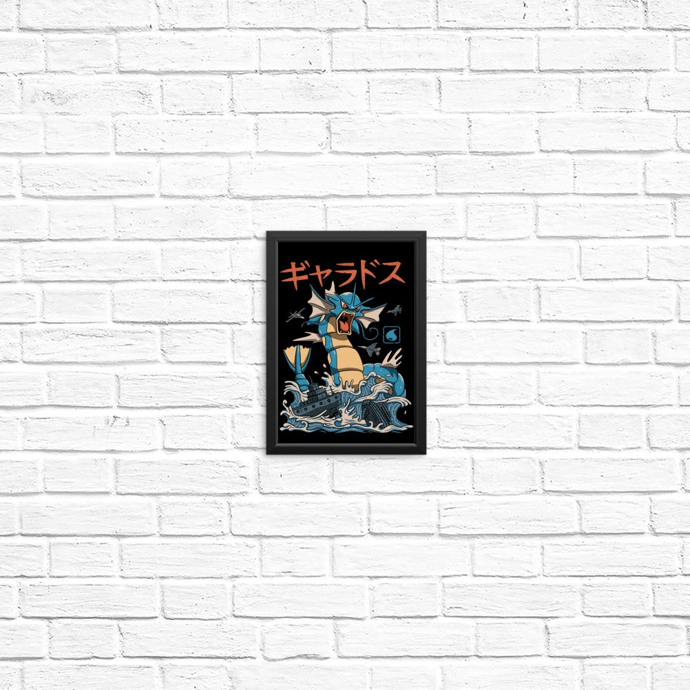 Eye - Catching Water Flying Kaiju Posters and Prints