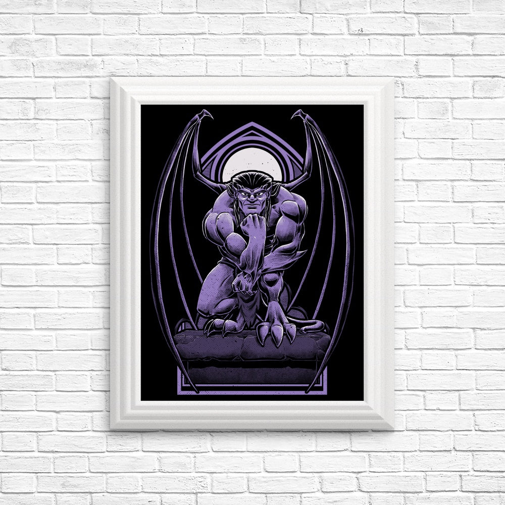 High - quality Gargoyle Statue Posters and Prints from Studio Mootant