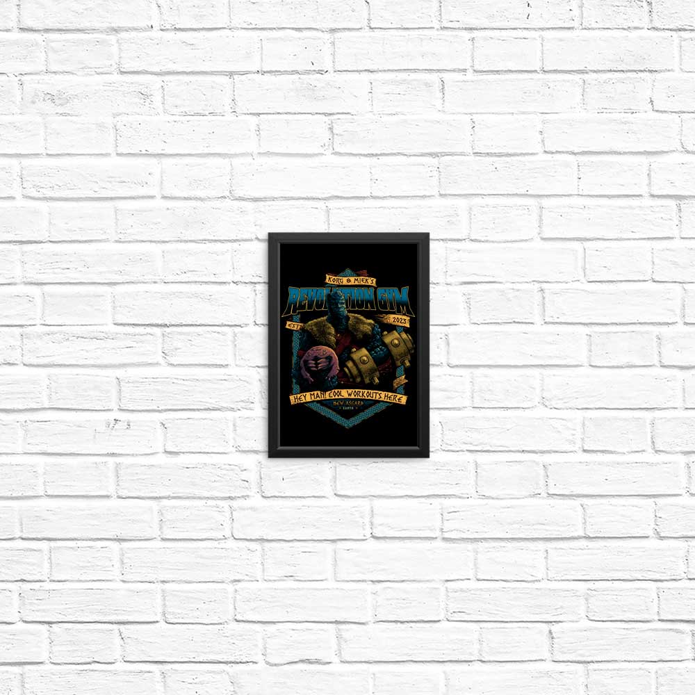 High - Quality Revolution Gym Posters and Prints from Teesgeex