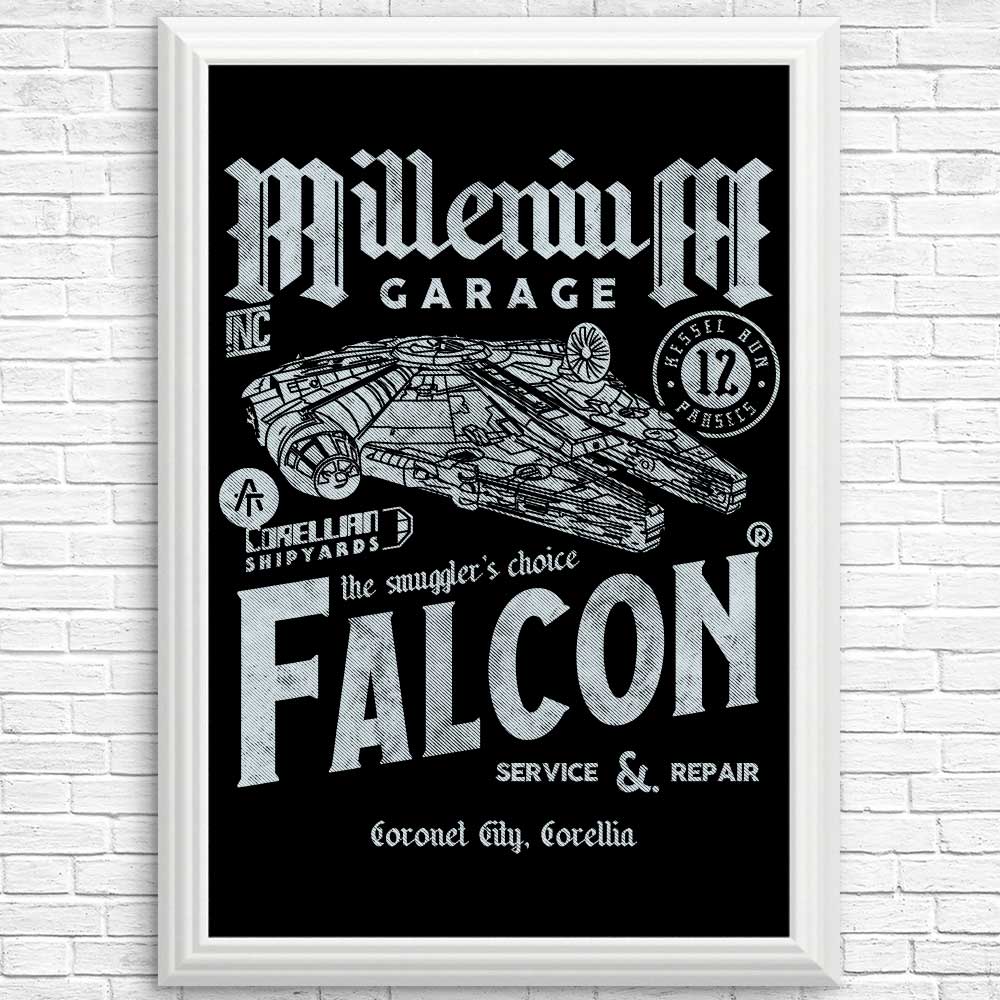Stunning Millennium Garage Posters and Prints by Arinesart