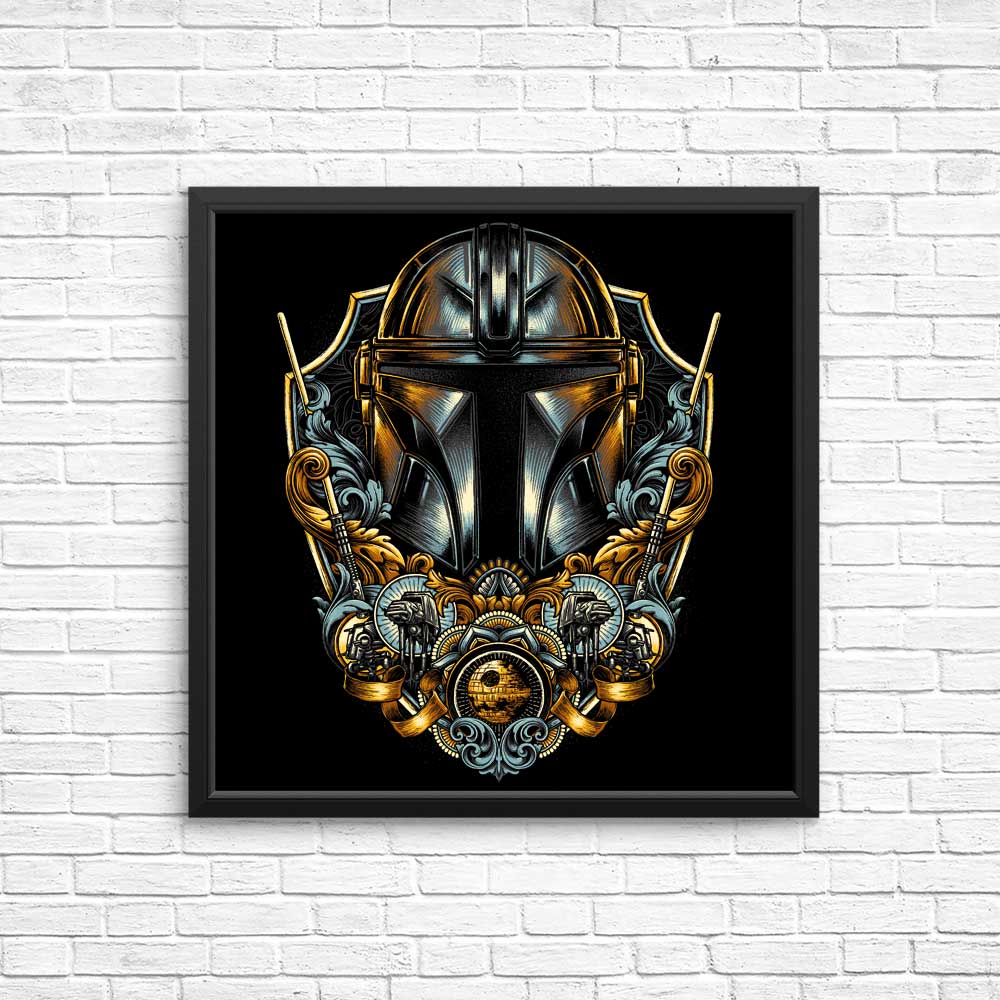 High - quality 'Emblem of the Hunter' Posters and Prints by Glitchygorilla