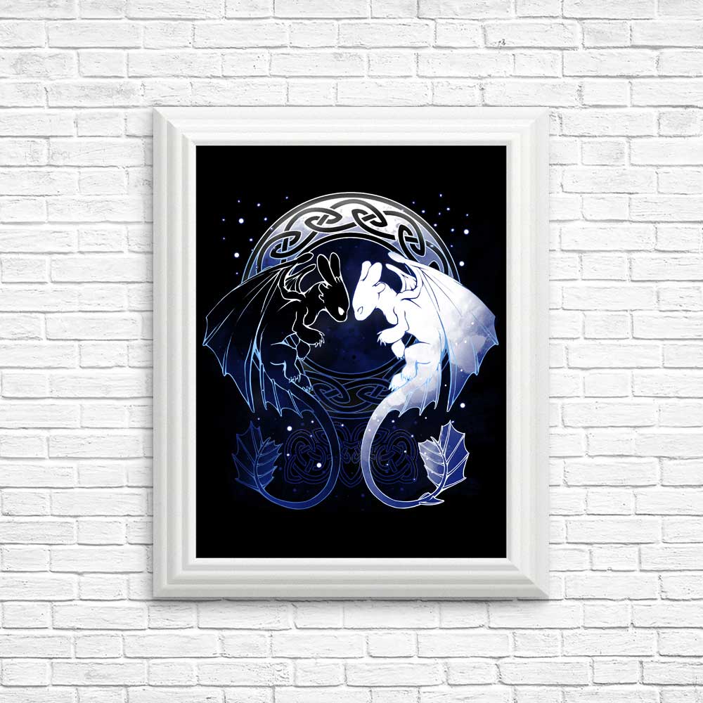 Exquisite Two Dragons Posters and Prints by xMorfina